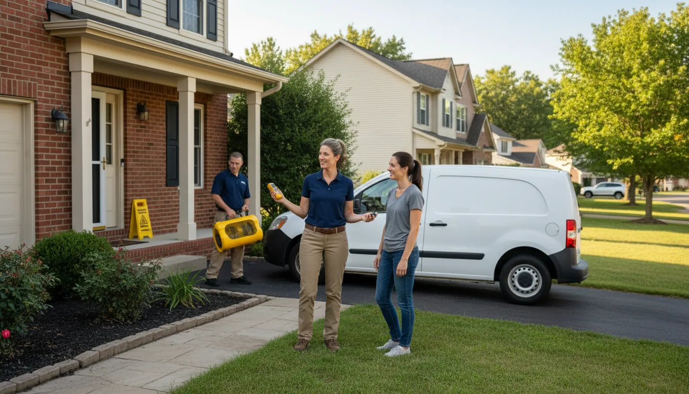 Water restoration image for Water Damage & Restoration Services in Burnsville, WV